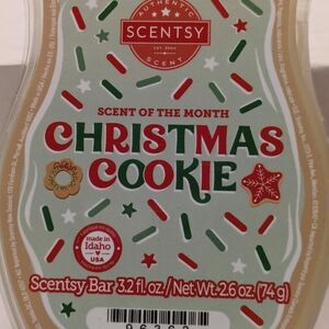 Scentsy Christmas Cookie Scent Bar - Red, Green, White Wax Melts